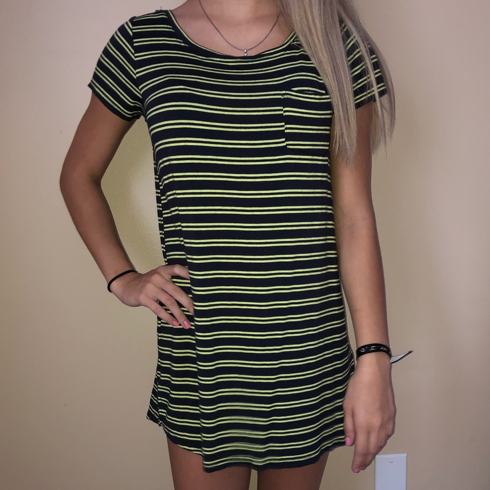 Striped T-shirt dress